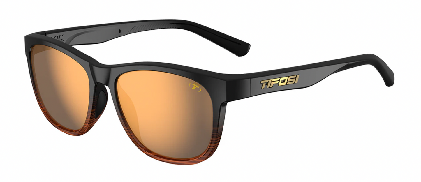 Tifosi Swank -  Brown Fade Frame - Brown Tint